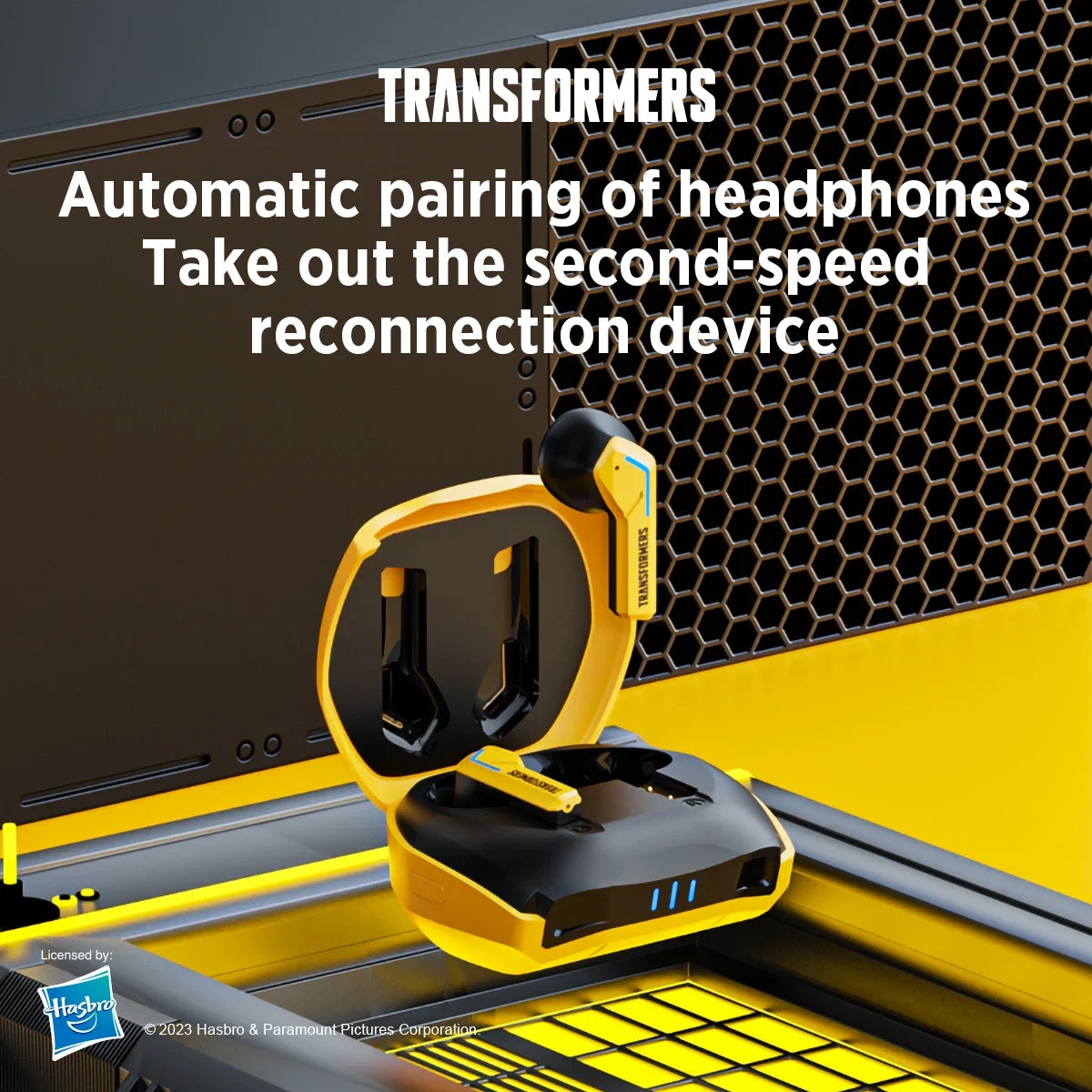Transformers TF-T06 Bluetooth 5.3 Headset - Dual Mode, Noise Reduction, HIFI Earbuds for Gaming