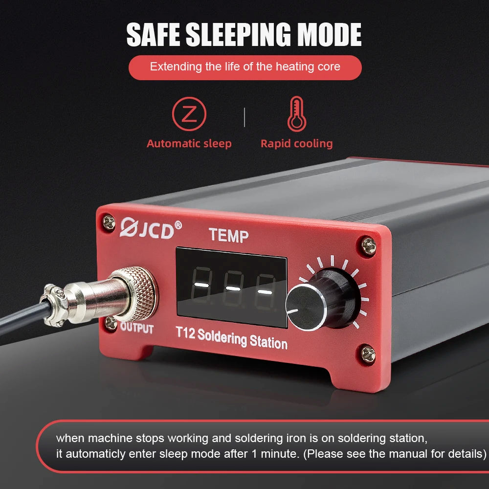 JCD T12 Soldering Station 75W &ndash; Adjustable Temp 100-480 C