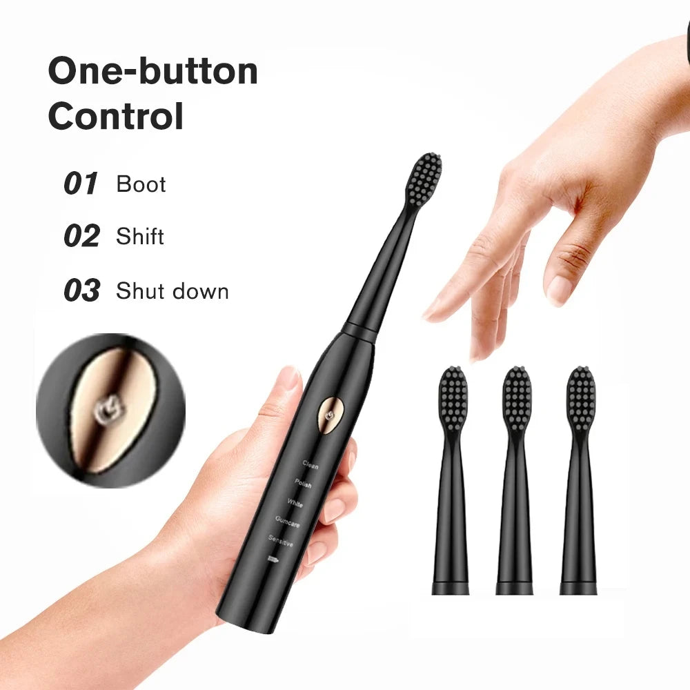 Sonic Electric Toothbrush &ndash; Five Gear Mode and IPX7 Waterproof