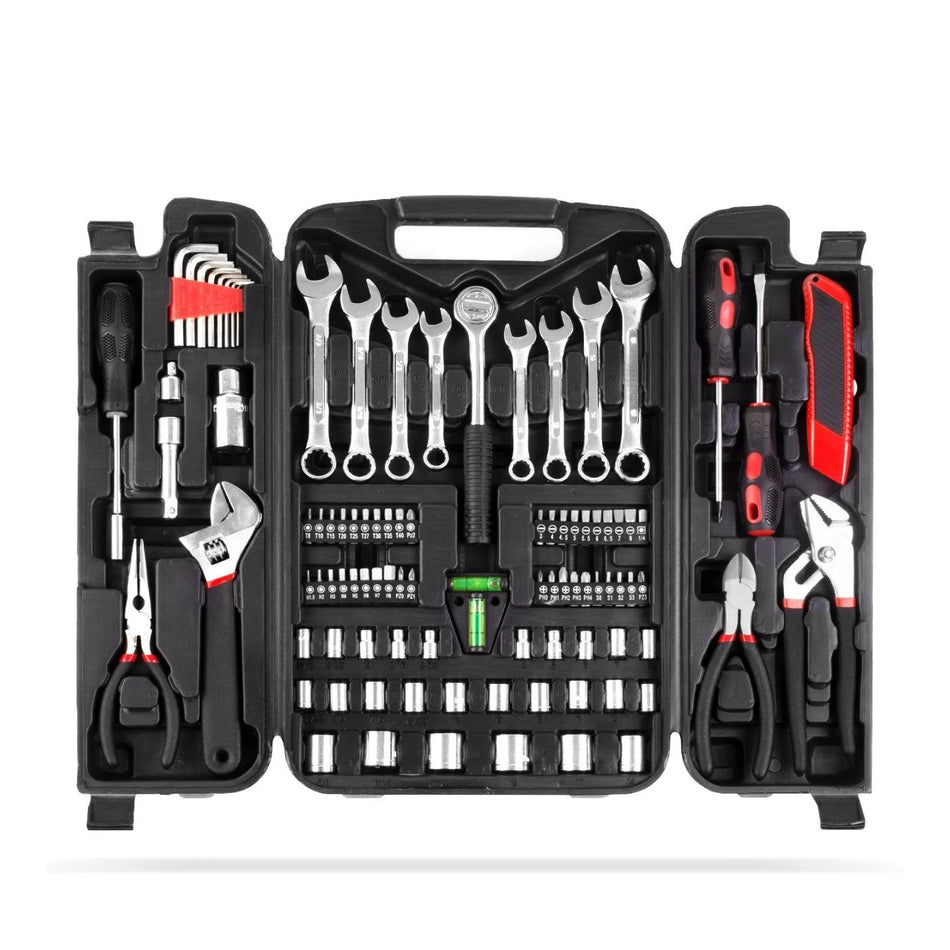 95 Ročna mehanika Orodja Set Ključ Vtičnica Izvijač Komplet