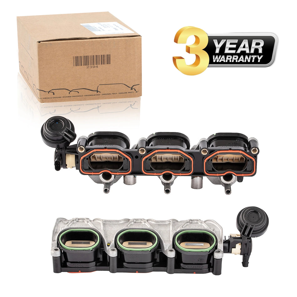 Įsiurbimo kolektoriaus komplektas kairėje ir dešinėje Porsche Cayenne 3.0S E-Hybrid plastikas