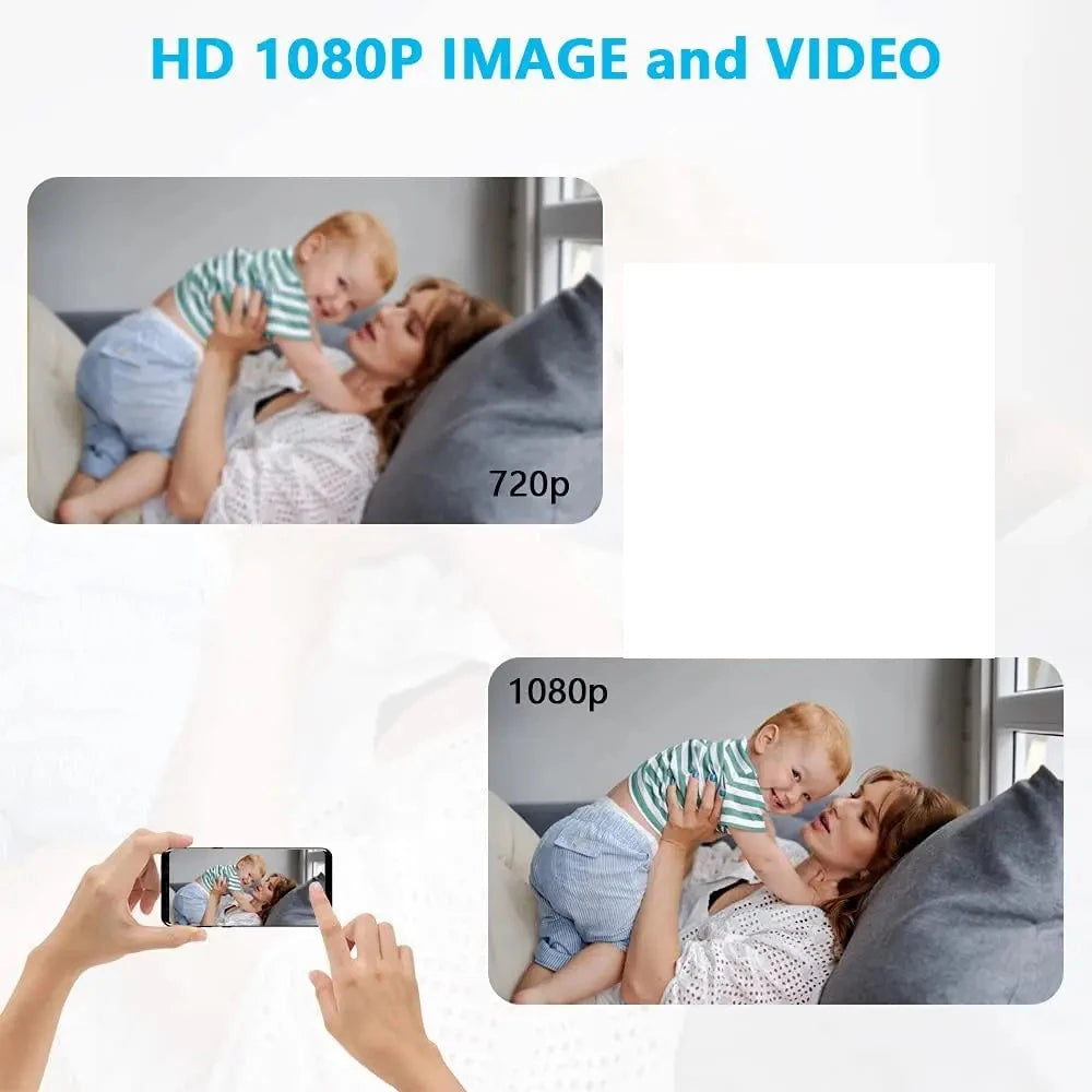 Tuya 1080P WiFi Mini Camera &ndash; Real-Time Home Surveillance