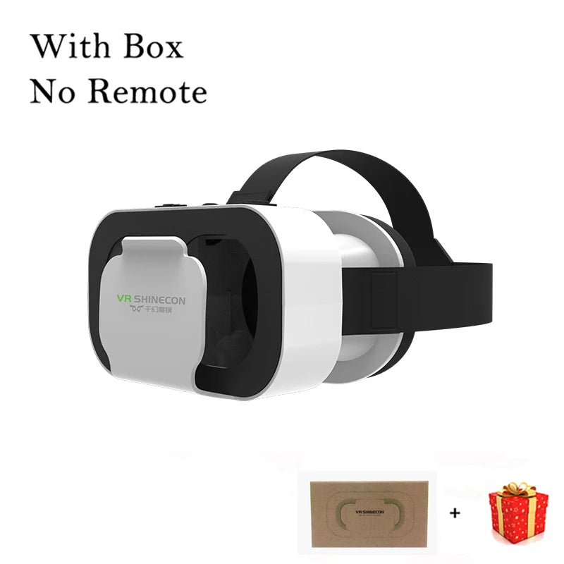 Shinecon 3D VR Glasses for Immersive Mobile Gaming and Movies With Box No Remote / China
