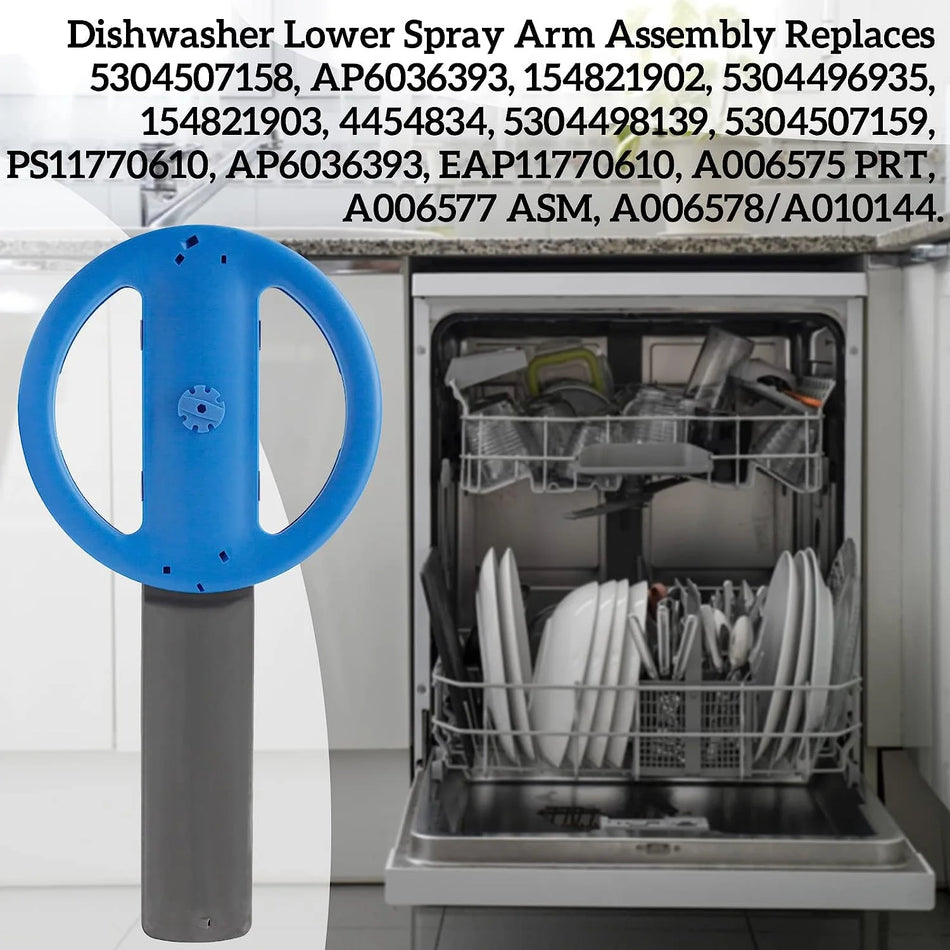 Electrolux Frigidaire Dishwasher Spray Arm 5304507158 OEM Replacement