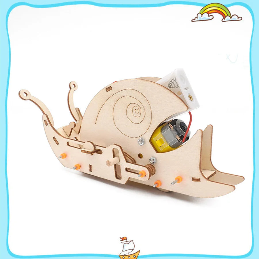 DIY Bionička Puž Električni Znanstveni Set za STEM Učenje