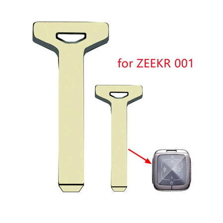 2PCS/Lot Car Smart Emergency Insert Key Blank Blade Replacement for ZEEKR 001 Xiaopeng P7 for BMW X7 Lixiang L1 L9 by InterCyprus Trading Ltd