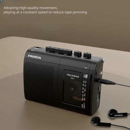 Portable Tape AM FM Radio &ndash; Nostalgic Walkman With Loudspeaker