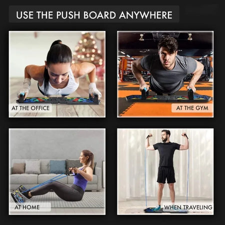 Push-up Board Set &ndash; Portable Folding For Chest And Arms