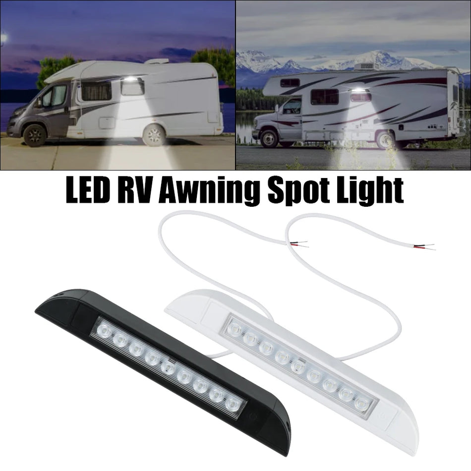 12V LED Light Bar for RVs and Trailers, 6000K Flood Beam IP67