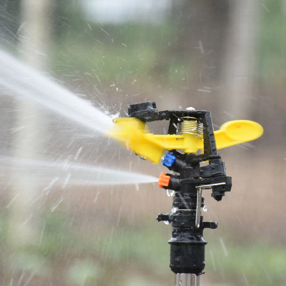 360 Degree Rotating Jet Sprinklers | Double Outlet Rocker Nozzles for Efficient Garden Irrigation