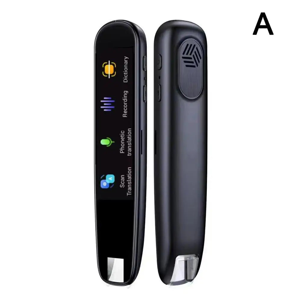 Intelligent Translation Pen with Smart Recording &amp; OCR | Travel-Friendly Language Translator black / China