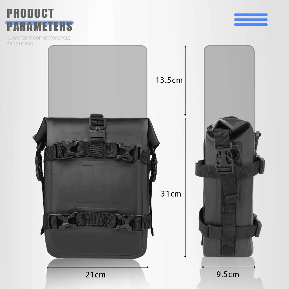 Motorcycle Bumper Bag &ndash; Waterproof Design for Crash Bar Protection