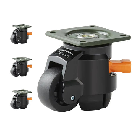 4 Pcs Leveling Casters &ndash; Adjustable Feet System
