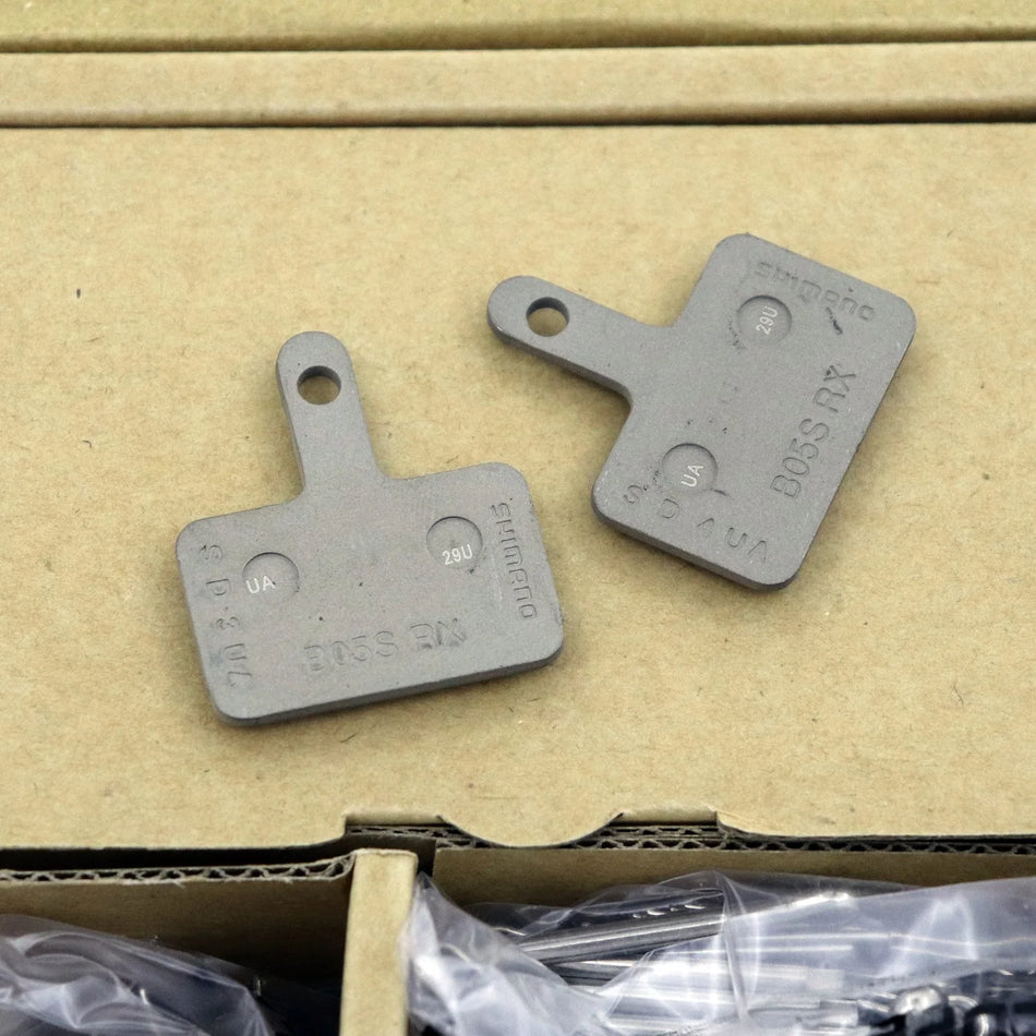Resin Organic Disc Brake Pads for 2-Piston MTB Hydraulic Brakes, Low Noise, Wear-Resistant, Smooth Modulation