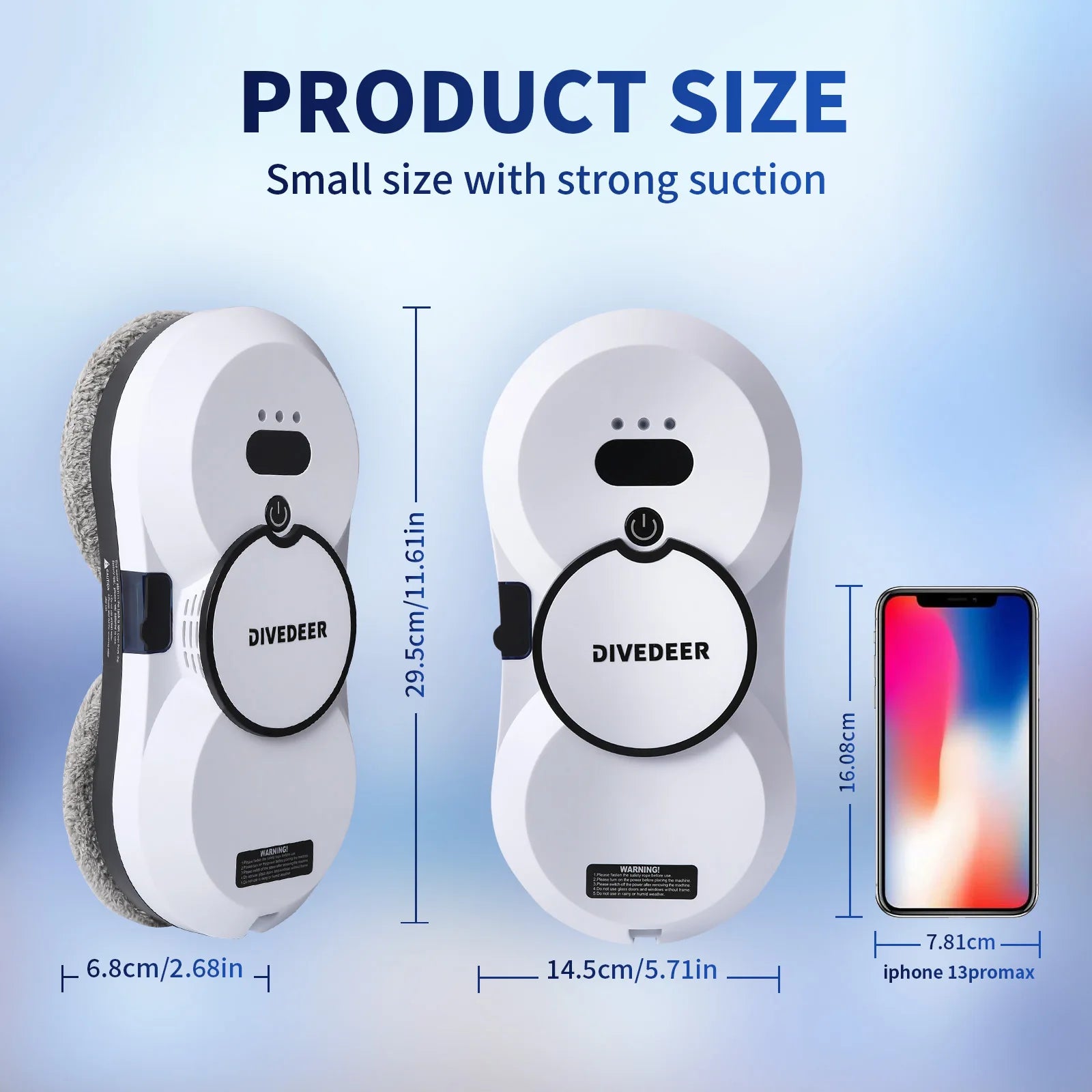 DIVEDEER Window Cleaning Robot &ndash; Ultra Clean Glass