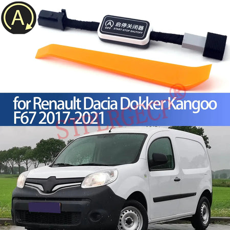 Automatic Stop Start Engine System Off Cable Plug and Play Eliminator for Renault Dacia Dokker Kangoo F67 2017-2021 by InterCyprus Trading Ltd
