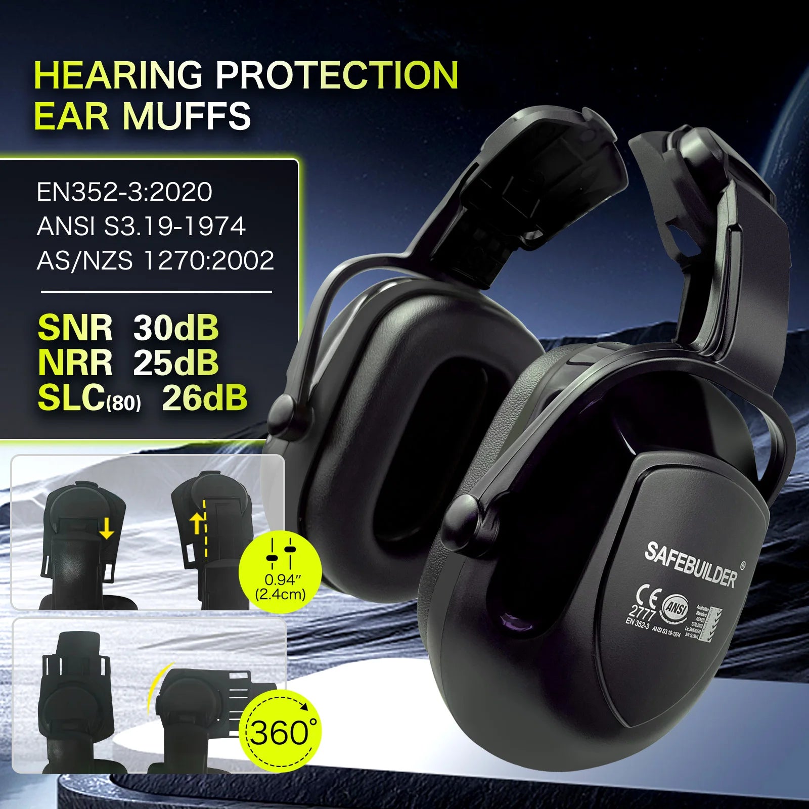 C06 Safety Helmet SHL01 &ndash; Rechargeable LED Headlamp