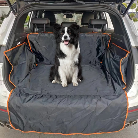 Waterproof SUV Cargo Liner for Dogs - Universal Fit Pet Seat Cover Mat black