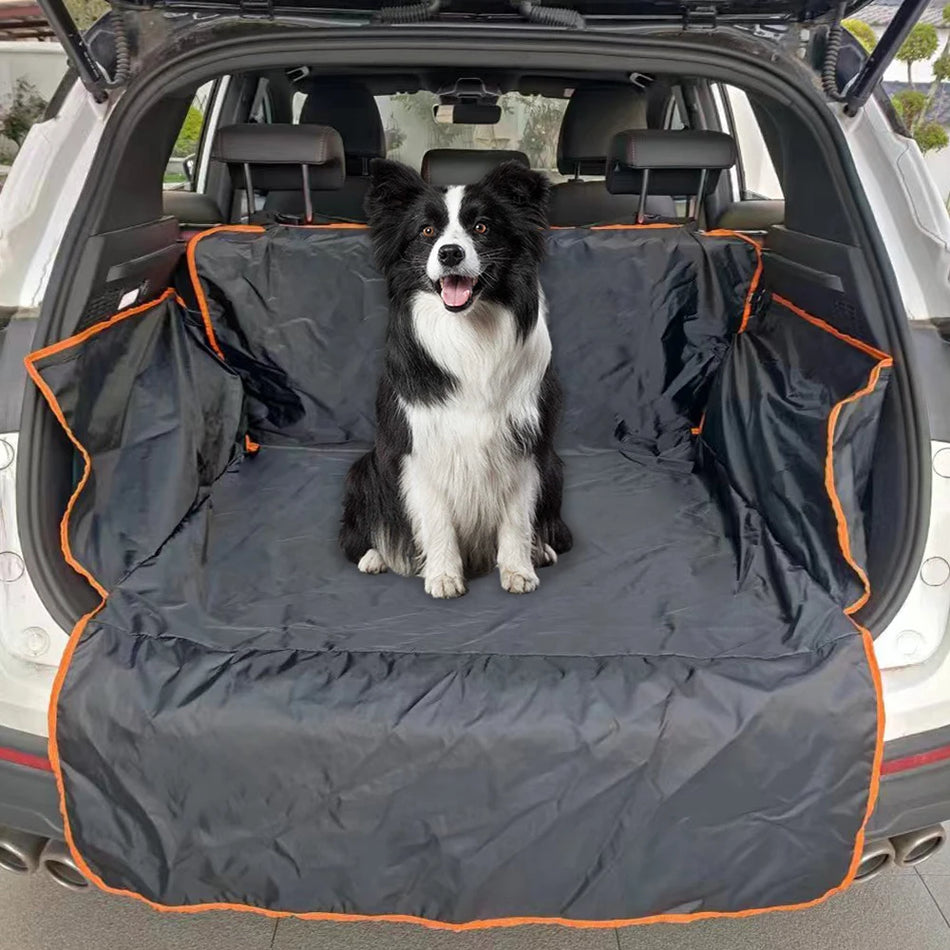 Waterproof SUV Cargo Liner for Dogs - Universal Fit Pet Seat Cover Mat black