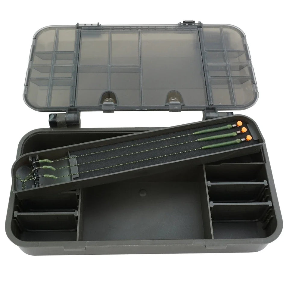 Karpfenangeln Box für Rigs und Zubehör Tackle Box W501