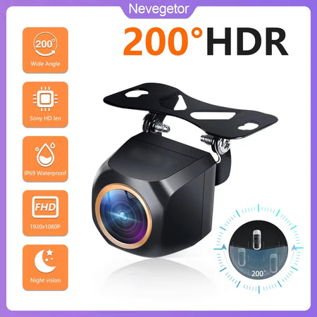 AHD 1080P Car Rear View Camera 200 degree AHD