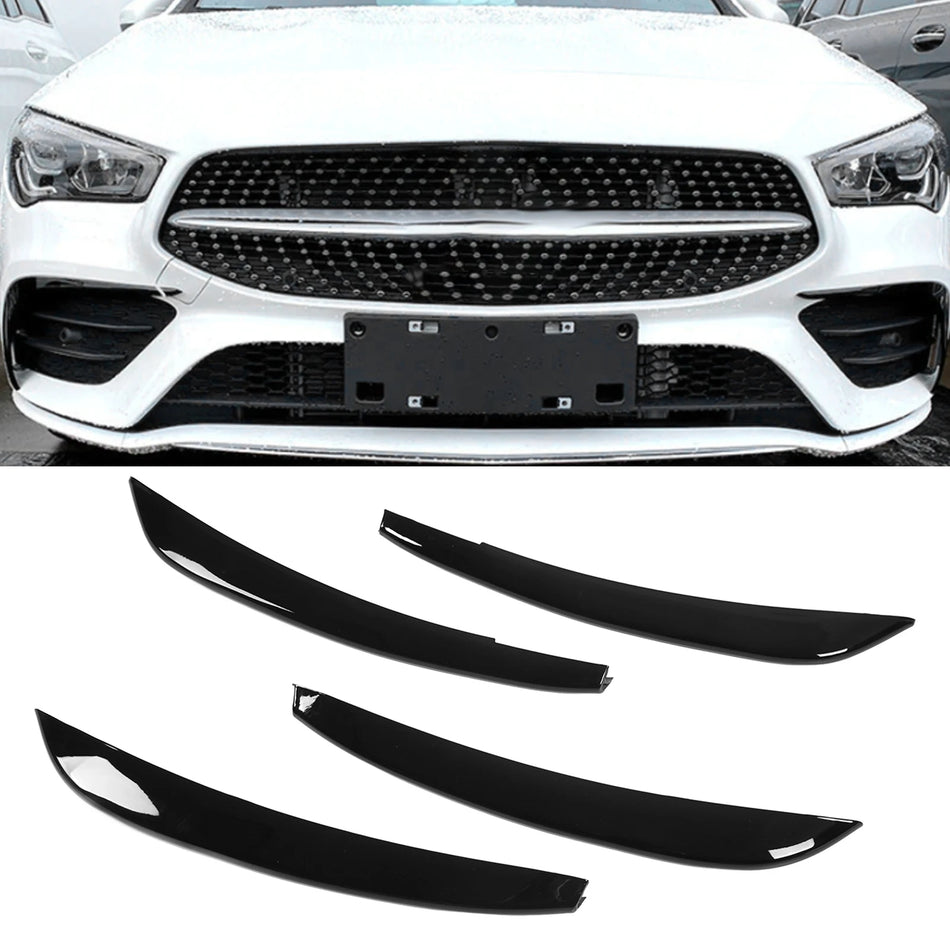 Pokrov rešetke maglenki prednjeg branika od 4 dijela za Mercedes CLA C118 AMG-Line