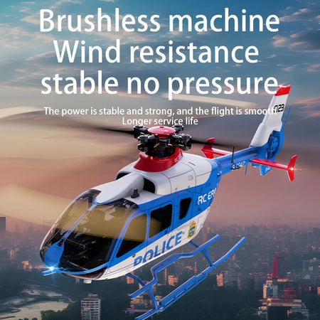 C123 6CH RC Helicopter EC135 6 Axis Gyro &ndash; Double Brushless
