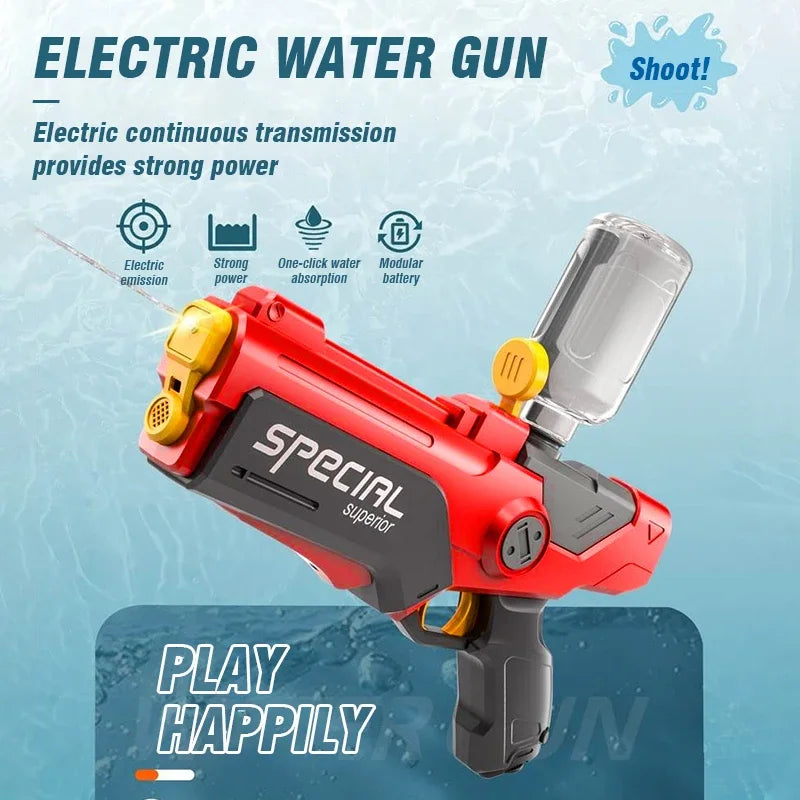 Electric Water Gun &ndash; High Pressure Beach Battle Fun