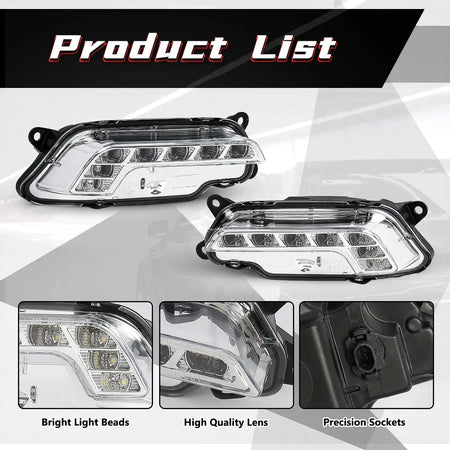2128200756 2128200856 DRL For Mercedes Benz W212 E350 E550 E63 2010 2011 2012 2013 2014 2015 2016 LED Daytime Running Lights 12V by InterCyprus Trading Ltd