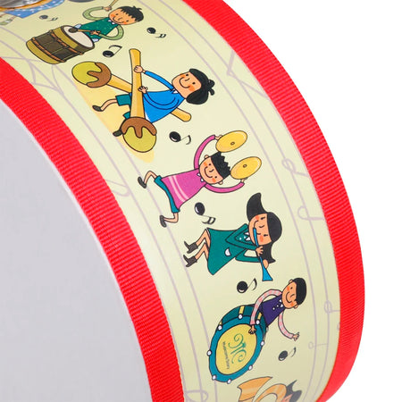 Double Sided Tambourine Drum Orff Cartoon &ndash; Educational Toy