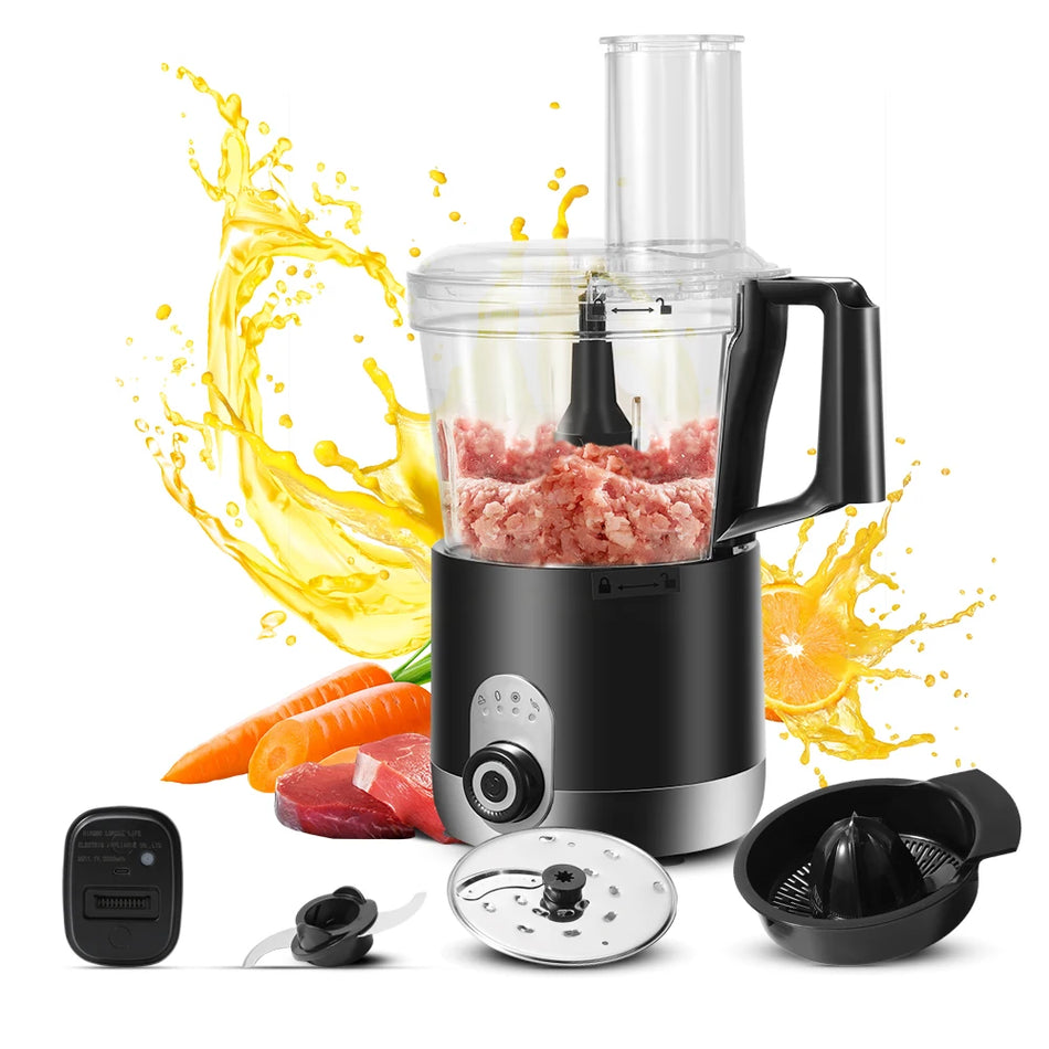 Betuyoo 200W 1.2L Picadora de Carne 3Em1 – Motor Poderoso