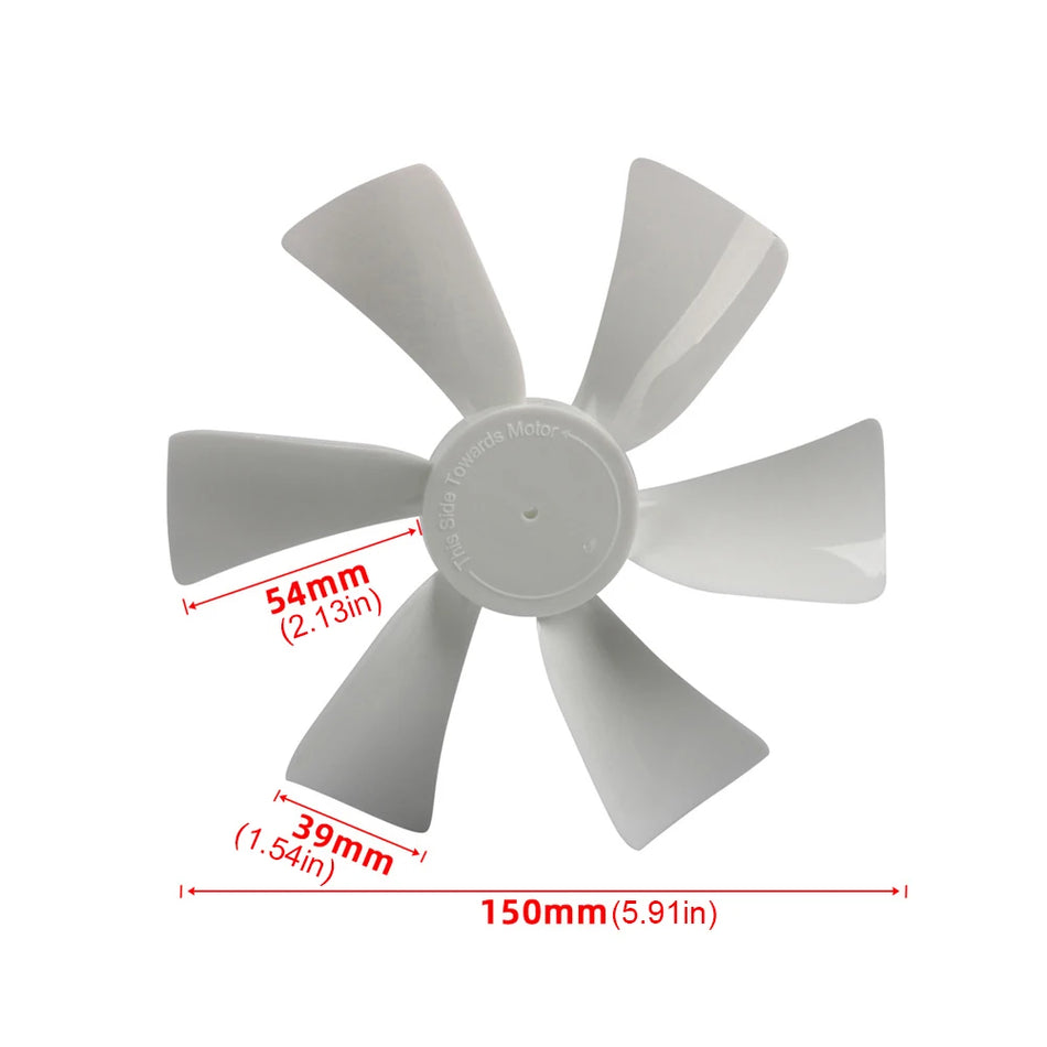 Zamjena lopatica ventilatora RV 6 za Elixir Ventline 12V