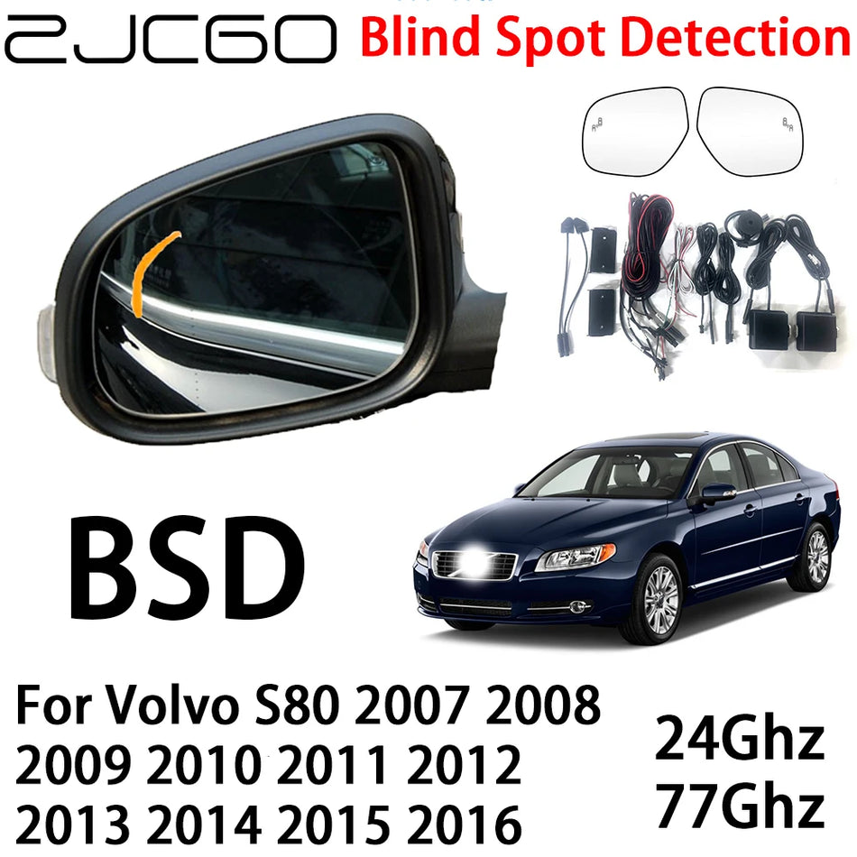Volvo S80 için Arka Tamponda Monteli Milimetre Dalgası Radar Sensörleri ile Kör Nokta Tespit Sistemi