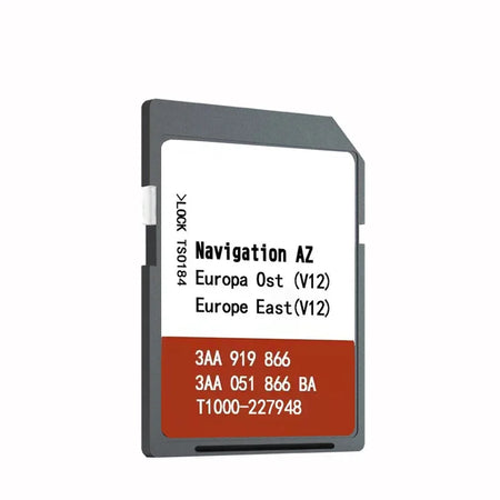 For VW Tiguan (5N) 2007-2018 Map SD Card &ndash; 8GB Navigation
