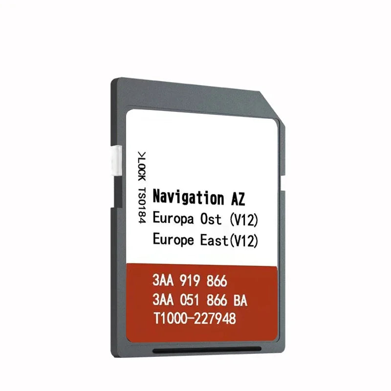 For VW Golf 6 (5K) (2008-2014) AZ V12 EAST OST Map SD - 8GB