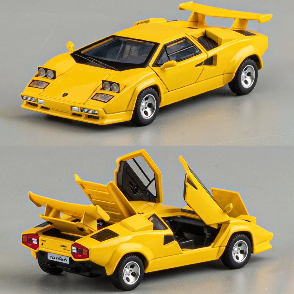 1:32 Modelo de Coche Diecast Countach LP500S con Puertas Abiertas, Sonido, Luces