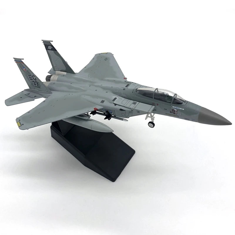 1/100 Scale Diecast F15 Eagle Model - American Navy Collectible