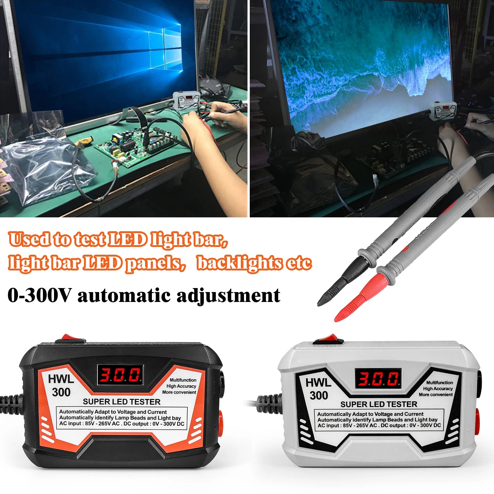 LED Tester 0-300V &ndash; Versatile Backlight and LED Strip Tester