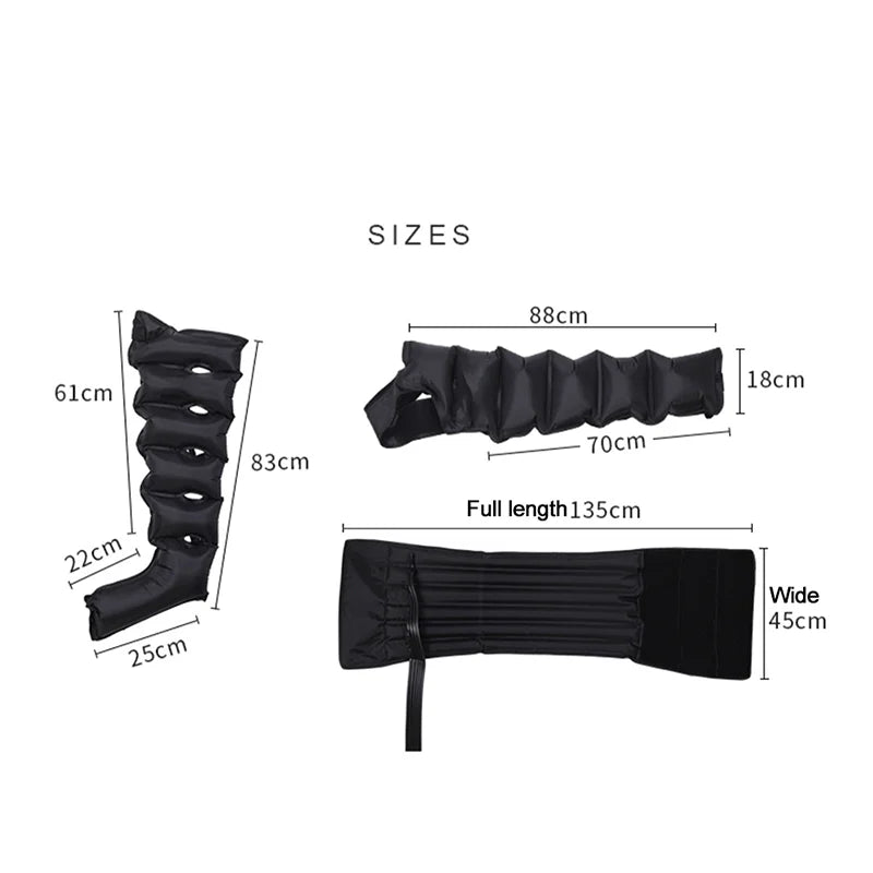 6 Airbag Leg Massager &ndash; Separate Accessory Without Host