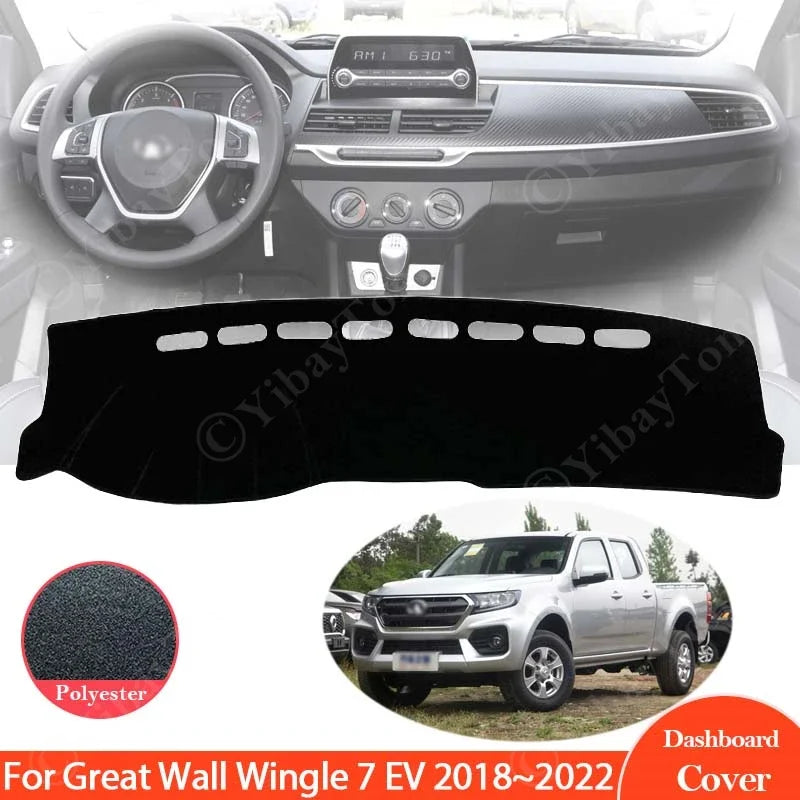 Poliesterio prietaisų skydelio apsaugos dangtis Great Wall Wingle 7 EV 2018 2022