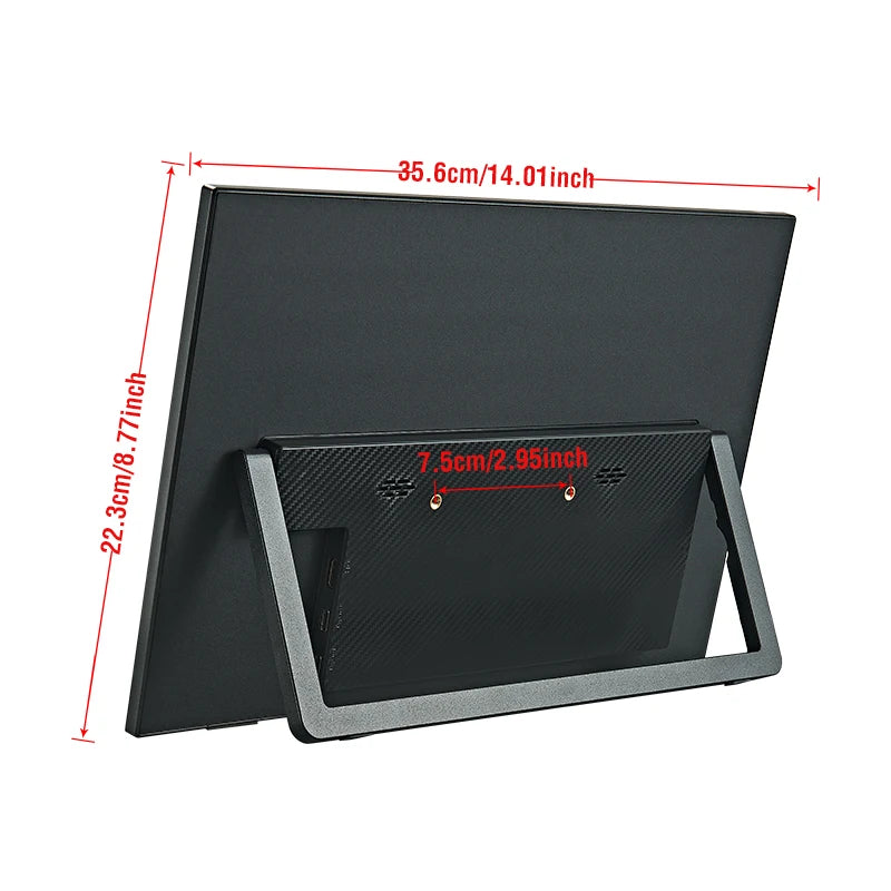 Anmite 15.6-Inch Portable Touch Monitor - 1080P HDR, Low Blue Light, Gaming &amp; More