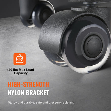 SucceBuy 2/3 Inch Chair Wheels 5 Pack &ndash; Floor Safe Caster