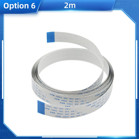 Raspberry Pi Camera Cable &ndash; Flexible Flat Design for Easy Installation 2m
