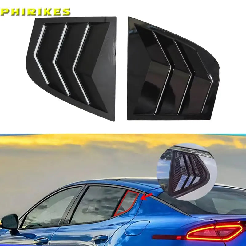 Aletas de Janela Lateral para Kia Stinger 2018 a 2022 Premium