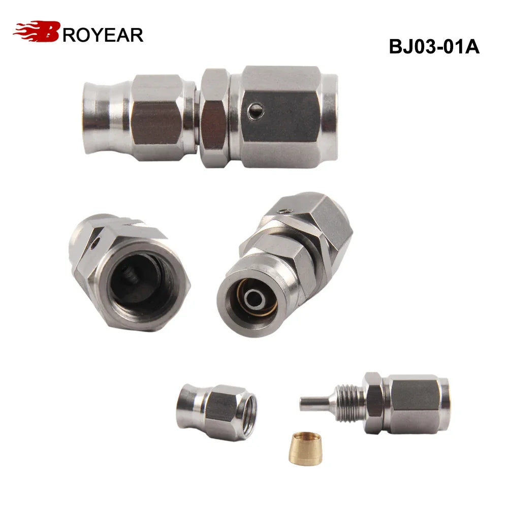Stainless Steel Hydraulic Brake Banjo Fitting With AN3 M10x1 For Motorcycles by InterCyprus Trading Ltd