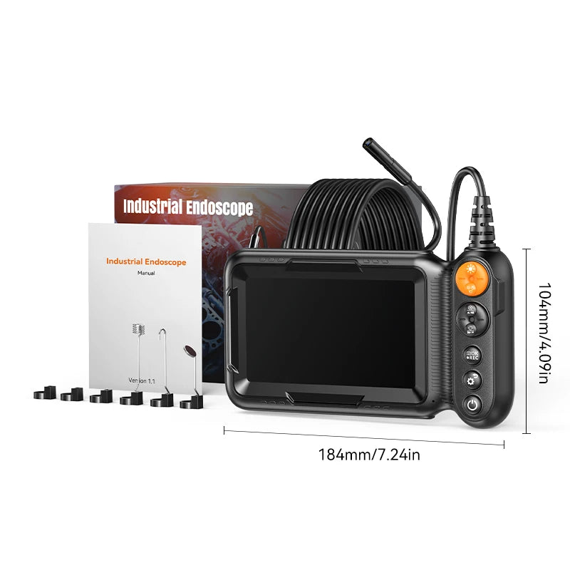 G50 5 Inch IPS Industrial Endoscope - 1080P Imaging Single Len / 1m