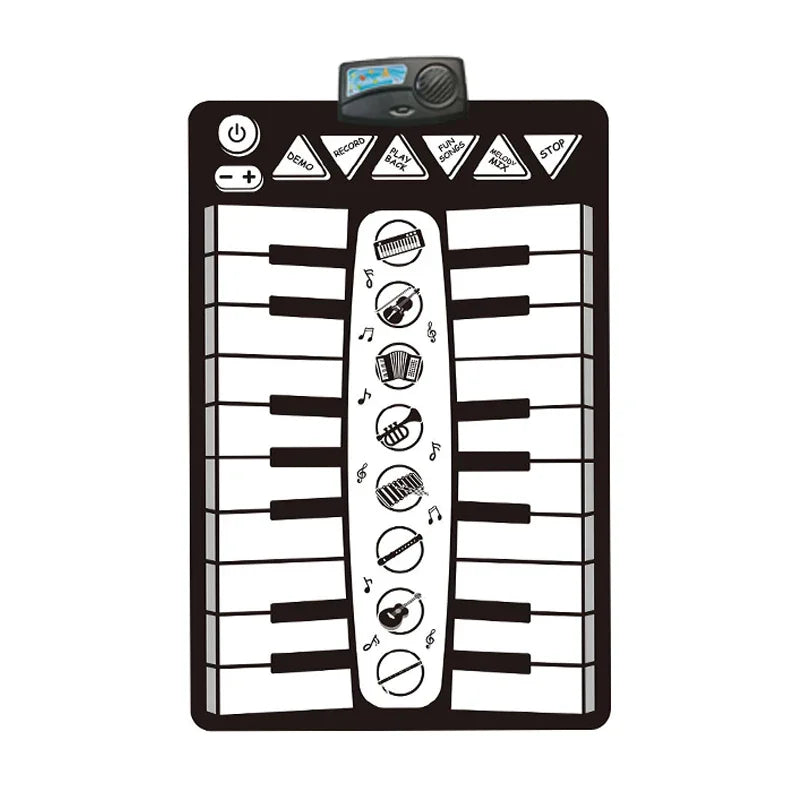 Kids Musical Piano Mat &ndash; Interactive Educational Fun E 90x60cm