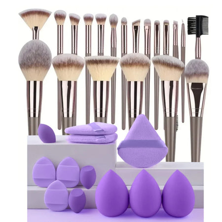 Professional Makeup Brushes Set - 3-20PCS Soft Fluffy Tools B PL