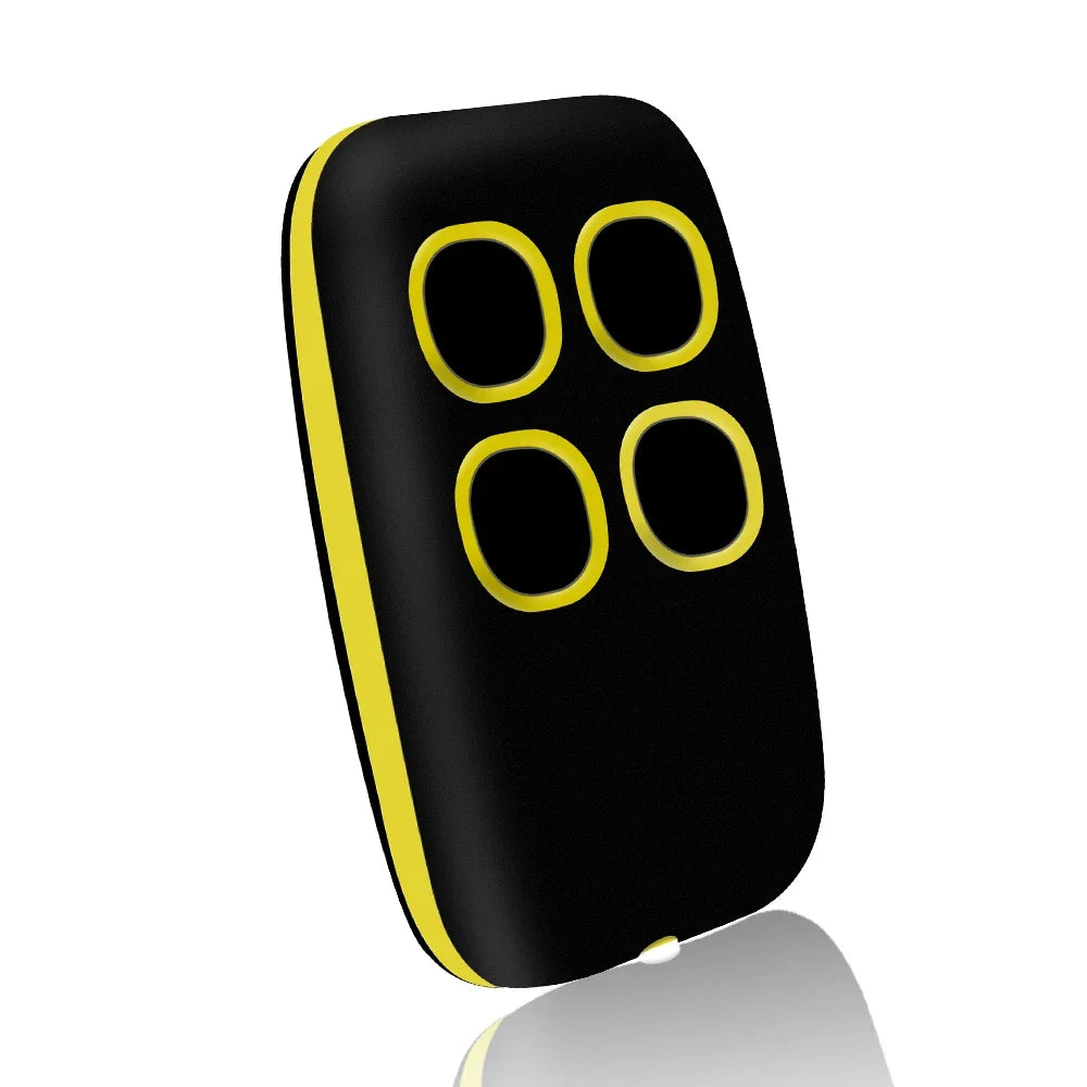 Universal Garage Door Remote Control Duplicator - Multi-Frequency Key Fob 066KB-YELLOW