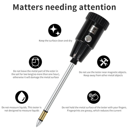 2 In 1 Soil Moisture PH Meter &ndash; Metal Sensor Probe